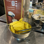 方家鸡肉饭 - 2019/12/27 卓上のたくわん