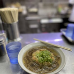 立喰うどん・そば　大和庵 - かき揚げそば@400円／出汁が旨い