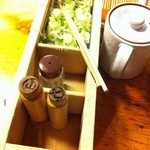 駒形どぜう 本店 - 薬味