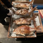 魚秀 - 計量して値付け①