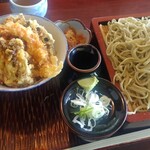 そば屋 きしち - 料理写真:天丼セット（冷）