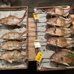 魚秀 - 焼きあがった鯛①