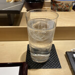 鮨 青海 - 八海山（米）炭酸割り