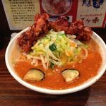旨辛ラーメン 表裏 - ピリ辛あんかけDX 中盛