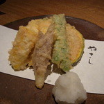 はんなり - とうもろこしの天ぷら（７００円）