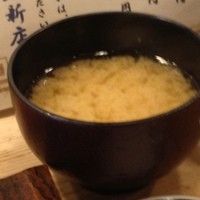 東鮨 新店 - しじみの味噌汁