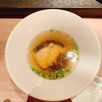 鮨 いつみ - 鰆のトリュフスープ仕立て