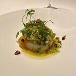 カンテサンス - 帆立と唐墨