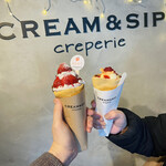 Cream & Sip - 2023年1月 スペシャルあまおう＆イチゴ自家製コンポート