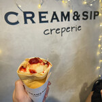 Cream & Sip - 2023年1月 イチゴ自家製コンポート 500円（税込）
