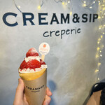 Cream & Sip - 2023年1月 スペシャルあまおう 1,090円（税込）