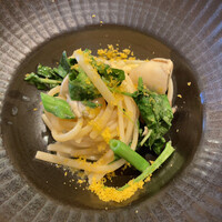 RISTORANTE IL NODO - 「リングイネ　旬の牡蠣　クレソン」