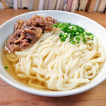 手打ちうどん ぶれーど・う - 肉うどん中盛