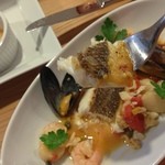 カフェ チルコリーノ - 真鯛とツブ貝のスープ