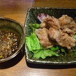 味人 - 鶏の唐揚げネギソース