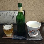 土家 - 蕎麦焼酎蕎麦湯割り&ハートランドビール小瓶