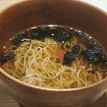 酒菜　ちゃぶ有 - 梅ラーメン