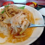 大龍飯店 - 「豚バラニンニク丼」アップ