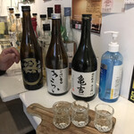 SAKE STAND CHIRO - 日本酒3種飲み比べ　600円（税込）