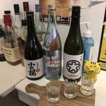 SAKE STAND CHIRO - よっしーさんが注文した、飲み比べ
