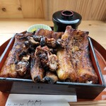 うなぎ 横輪おりおり - 鰻重  横輪  肝焼き乗せ