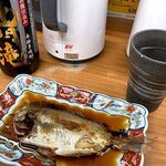 Sake Ichiban - 芋焼酎「龍門滝」と「もちうお煮付」