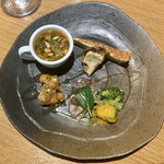 トラットリア ダ ジャコモ - 前菜盛り合わせ