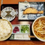 銀座 木屋 - 焼き魚うどん定食