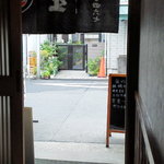 生麦 - 201306　生麦　店内（座席より右回り）⇒入口