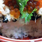 生麦 - 201306　生麦　生麦丼（800円）ご飯はこんな感じ