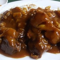 メインダイニングルーム 三笠 - ビーフカレー まさにビーフが主役