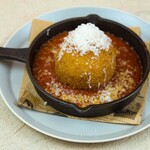 Rice Croquette with melty cheese