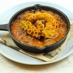 Boiled tripe with organic tomato sauce