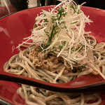 そばびより 朱月庵 - 納豆そば