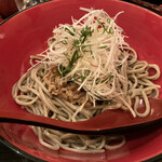 そばびより 朱月庵 - 納豆そば