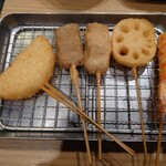 くし菜 - 定番串５本盛り