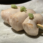 炭焼 おかげさん - 丹波黒鶏サビ焼き