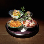 炭焼 おかげさん - 惣菜盛り四種