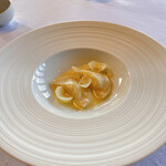 リストランテ 桜鏡 - 百合根と柚子のラヴィオリ