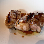 リストランテ 桜鏡 - 富士山麓　麦豚ののグリル　みかんのアグリドルチェ