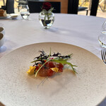 リストランテ 桜鏡 - 縞鯵のカルパッチョ