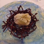 レストラン・モリエール - ふきのとうのフリット　中にホタテ