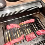 焼肉 きたん - ハラミのカットよ涙