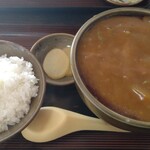 Mikawaya - カレーそば580ライス小100