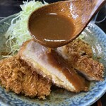 かつどんのかつどん家 - 味噌だれ★ロースカツ定食（ごはん大盛無料・980円税込）★