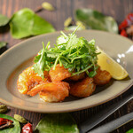 パクチーガーリックシュリンプ