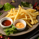 French fries ~ served with two types of Ethnic Cuisine sauce ~
