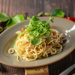 葱チャーシューと干し豆腐の胡麻油和え