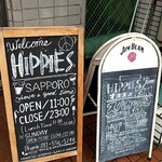 HIPPIES SAPPORO - 外看板