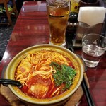 中国家庭料理 楊 - サービスドリンクが。